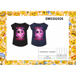SMILEY TEE-SHIRT MANCHES...